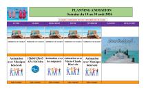 planning du 10 au 30